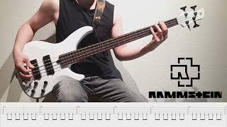 Deutschland  Rammstein bass cover amp tabs [upl. by Ecilef687]