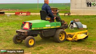 4K ✅ Our NEW Mower John Deere F935 🔥 DIESEL 3 cyl 🔥 New import from Sweden 🔥 For mowing Ryegrass 🔥 [upl. by Caryl]