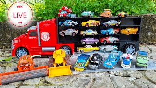 30 Type Disney Cars ☆ Disney opening and put in big convoy [upl. by Yrem]