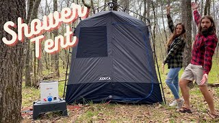 The Best Off Grid Shower Tent for 2024 [upl. by Thorny]