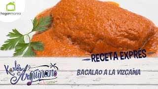 Receta Exprés Bacalao a la vizcaína [upl. by Remsen325]