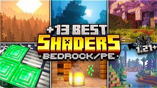 Top 13 MEJORES SHADERS Que DEBES PROBAR EN MINECRAFT 121 BedrockPE SHADERS MINECRAFT PE 121 [upl. by Edelson]