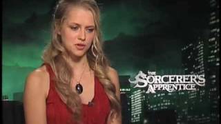 Teresa Palmer The Sorcerers Apprentice Interview [upl. by Elwee]