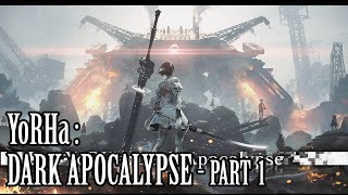 YoRHa Dark Apocalypse  Part 1 The Copied Factory  Full Story All Cutscenes [upl. by Estas]