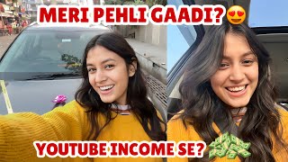 Youtube INCOME se CAR leli maine🤭😍  Kanika Devrani [upl. by Bluefarb]