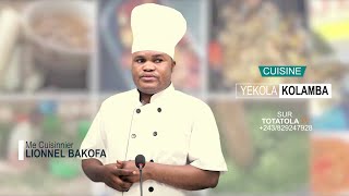 CUISINE CONGOLAISE  Me LIONNEL ASENGI NA BINO BOLANDA quotYEKOLA KOLAMBAquot BILEYI NA MBOKA NA BISO [upl. by Aisha353]