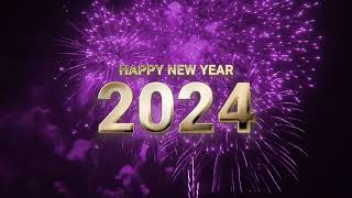 happy new year animation 2024 [upl. by Hamlin]