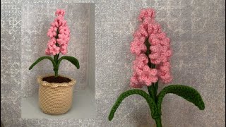 PART 1 MAGNIFICENT Hyacinth FLOWER🤩 MUHTEŞEM SÜMBÜL ÇİÇEĞİ YAPIMIsumbul hyacinthcrochetflowers [upl. by Dnomar]