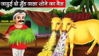 जादुई दो मुँह वाला सोने का बैल  Jaadui Do Muh Wala Sone Ka Bail  Hindi kahaniya  Moral stories [upl. by Nosiaj]