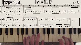 Hanon Exercise No 12 [upl. by Nomis]