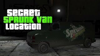 GTA 5 ONLINE  RARE VEHICLES SECRET SPRUNK VAN SPAWN LOCATION SUPER RARE [upl. by Haet]