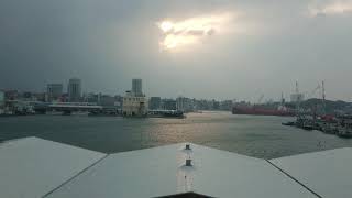 【風景】福岡都市高速を走る西鉄バスの車窓から From the train window of Nishitetsu bus running Fukuoka city high speed [upl. by Yvette812]