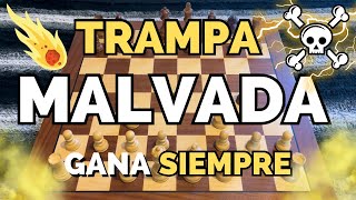 TRAMPA BRUTAL para GANAR RÁPIDO en AJEDREZ🔥😱 [upl. by Rudy928]