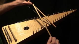 quotGreensleevesquot on Bowed Psaltery [upl. by Ramirolg]