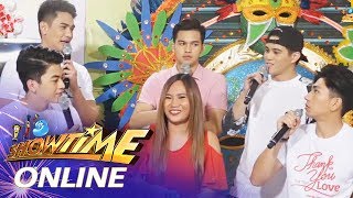 Its Showtime Online April Love Bautista as videoke promodiser [upl. by Eednak]