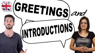 English Greetings and Introductions  Spoken English [upl. by Riannon]