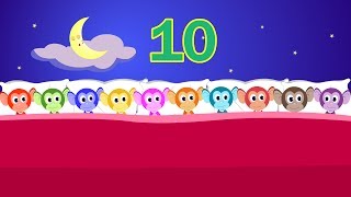 Ten In The Bed Nursery Rhyme with Lyrics [upl. by Seraphine387]