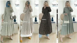 Model Baju GAMIS TERBARU 2024 TOPIS MIDI ❗ DRESS Motif ❗ OOTD HIJAB ❗ ORDER WA  081575563680 [upl. by Courcy]