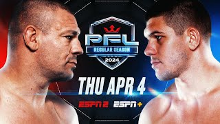 PFL 1 2024 Regular Season Live Stream  Fight Companion [upl. by Rebma]