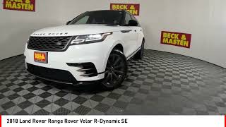 2018 Land Rover Range Rover Velar Houston TX JA727106 [upl. by Neda]