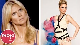 Top 10 Worst Looks on Project Runway [upl. by Aihsatsan772]