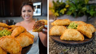 HOW TO MAKE THE BEST FLAKY GROUND BEEF EMPANADAS [upl. by Thistle]