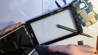 Samsung Galaxy Tab 3 Lite 7quot  Разборка Замена Сенсора и Матрицы  Replacement of the Display [upl. by Kelbee]