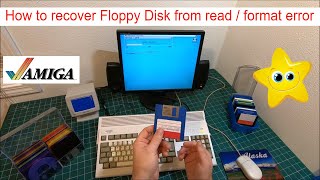 How to recover Floppy Disks from read  format error to be usable again on Amiga PC Macintosh [upl. by Sirromad]