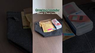 Growing Calendar Must Haves for Week 3 Seedling Stage 🌱 ASMR [upl. by Roxanne126]