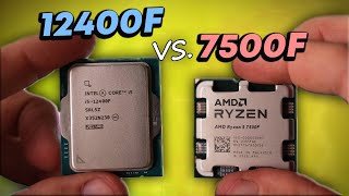 the 130 Ryzen 5 7500F vs the SUB 100 i5 12400F  Whats the Best CPU for your Gaming PC [upl. by Nadeen603]