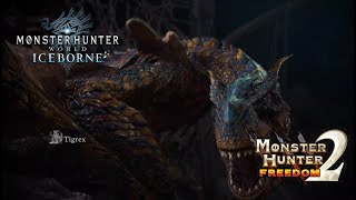 Tigrex Theme Mix MHWI  MHF2 [upl. by Collier]