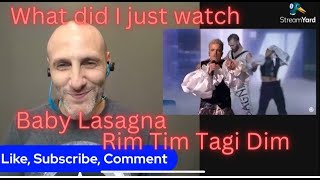 Baby Lasagna Rim Tim Tagi Dim Eurovision 2024 Reaction [upl. by Iahk962]