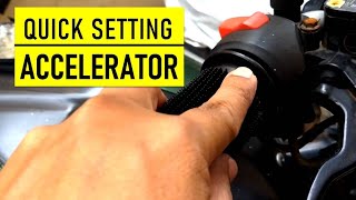 How to Adjust Accelerator Cable in Bike HINDI DIY [upl. by Glenda751]