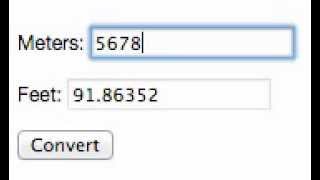 Convert Meters to Feet [upl. by Ridglee]