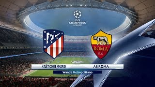 Atlético Madrid vs AS Roma ᴴᴰ 22112017  UEFA Champions League 201718  PES 2018 [upl. by Alekin]