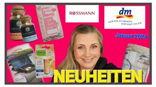 NEUHEITEN Rossmann und dm  IDEENWELT  DROGERIE Januar 2024 [upl. by Albright]