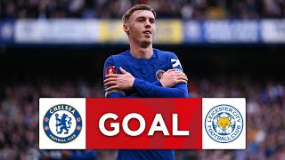 GOAL  Cole Palmer  Chelsea 20 Leicester City  Quarterfinal  Emirates FA Cup 202324 [upl. by Darlene]