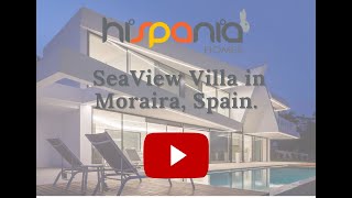 LOOKING FOR LUXURY Modern villa with sea views in Moraira Costa Blanca Spain [upl. by Mavra878]