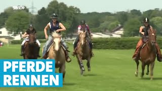 Iffezheim Ponys und Kaltblüter auf der Rennbahn [upl. by Greeson]