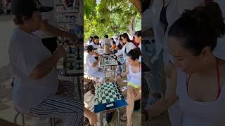 chess at the beach explore filipinochessclub pinoychessclass chesstournament [upl. by Anoval39]