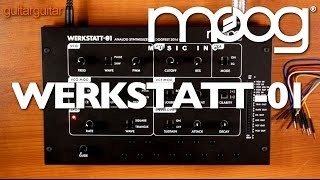 Moog Werkstatt01 Analogue Synth Demo [upl. by Schonthal]