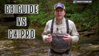 Simms G3 Guide vs G4 Pro Waders Review Shootout [upl. by Ralat]