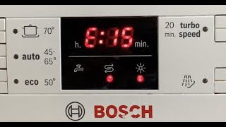 Vaatwasser Bosch E15 foutcode eenvoudig zelf op te lossen check de video [upl. by Columbus]