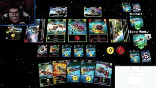 Attempting to win a few matches in Star Realms [upl. by Feerahs]