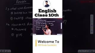 class 10 english JAC board h2ostudy education jacboard jacexam exam shorts [upl. by Sidwohl]