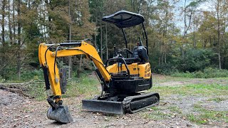 Buying the CHEAPEST Chinese mini excavator on facebook marketplace [upl. by Ablasor]