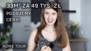 Małe mieszkanie wykończone za 49 tys zł  podajemy ceny  HOME TOUR [upl. by Sheilah]