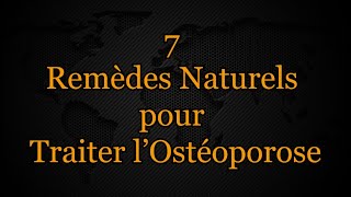 7 remèdes naturels pour traiter l’ostéoporose [upl. by Azilem42]