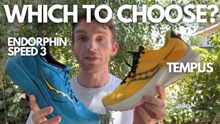 Saucony Tempus vs Endorphin Speed 3  Sub 2 [upl. by Ocirne]