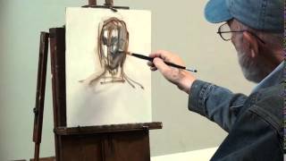 Max Ginsburg Portrait Painting Demo  part 1 [upl. by Layla]